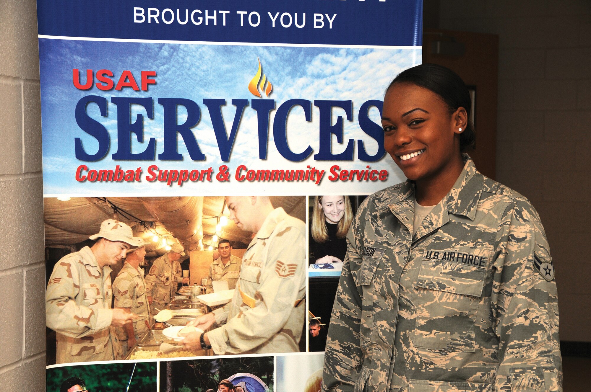 WRIGHT-PATTERSON AIR FORCE BASE, Ohio - Senior Airman Brittany Nelson, a 445th food services apprentice, is a deputy jailer at the Campbell County Detention and Restricted Custody Center in Kentucky. (U.S. Air Force photo/Tech. Sgt. Anthony Springer)