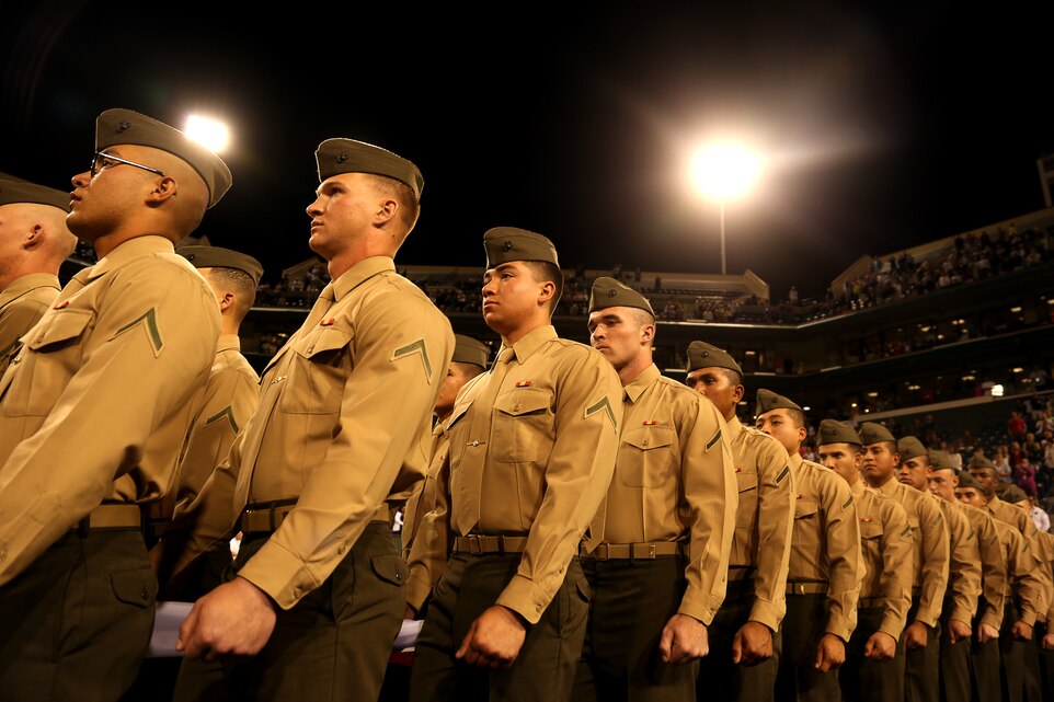 Combat Center represents Corps on the court > United States Marine ...