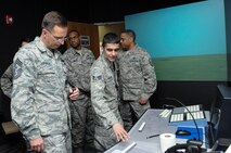 Minot AFB Tower is responsible for the safe and orderly flow of all air traffic within 98.5 square miles of Minot AFB from surface to up to 2,500 feet.  Controllers assigned to MAFB Tower are individually responsible for surveillance of 11K square foot airfield while coordinating and/or controlling the movement of all aircraft and vehicle movement on the taxiways and the runway.  The controllers train and perform these duties utilizing state of the art equipment valued in excess of $8.5M.  Today we will be highlighting our training capabilities through the use of the simulator.  We will also discuss the upcoming challenges during the projected runway closure specifically regarding maintaining proficiency as required by regulatory guidance.  (Courtesy photo)