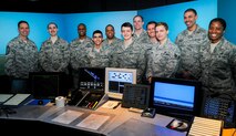 Minot AFB Tower is responsible for the safe and orderly flow of all air traffic within 98.5 square miles of Minot AFB from surface to up to 2,500 feet.  Controllers assigned to MAFB Tower are individually responsible for surveillance of 11K square foot airfield while coordinating and/or controlling the movement of all aircraft and vehicle movement on the taxiways and the runway.  The controllers train and perform these duties utilizing state of the art equipment valued in excess of $8.5M.  Today we will be highlighting our training capabilities through the use of the simulator.  We will also discuss the upcoming challenges during the projected runway closure specifically regarding maintaining proficiency as required by regulatory guidance.  (Courtesy photo)