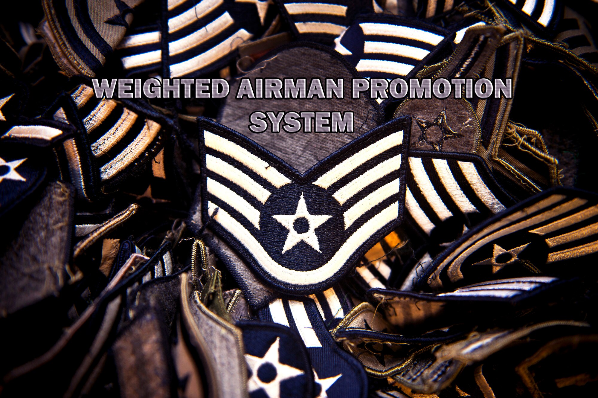 As the 2014 Weighted Airman Promotions System testing cycle approaches, Airmen are buckling down to get some serious study time in before test day. The WAPS system is comprised of six factors that measure an Airman’s potential, which include the Specialty Knowledge Test, Promotion Fitness Examination, decorations and Enlisted Performance Report, time in service and time in grade. Each section is weighted objectively in relation of its importance of advancement. These values, measured in points, are totaled, resulting in an Airman’s WAPS score. (U.S. Air Force photo illustration by Airman 1st Class Victoria H. Taylor/Released)