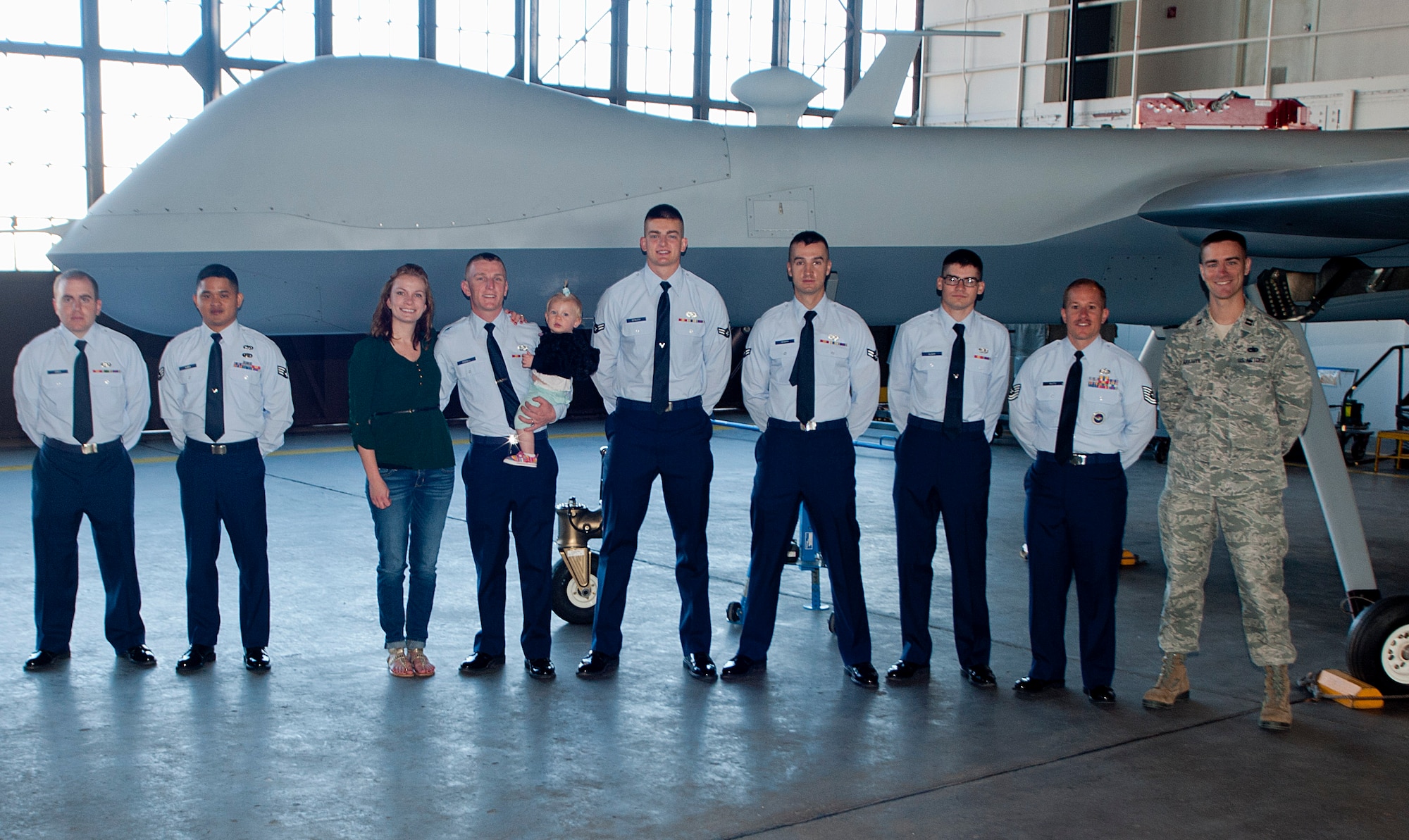 Sheppard graduated the Air Force’s first MQ-9 Reaper crew chiefs March 17 on base. Crew chiefs are in charge of tactical aircraft maintenance that includes functional inspections, operational quality control and fluid checks. (U.S. Air Force photo by Airman 1st Class Jelani Gibson)