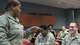 Master Sgt. Vangie Miller, assistant resiliency instructor at Joint Base Langley-Eustis, humors the audience of a resiliency course while sharing inspirational stories from her past January 24, 2014. (U.S. Air Force image by Senior Airman Hillary Herrick/RELEASED) 
