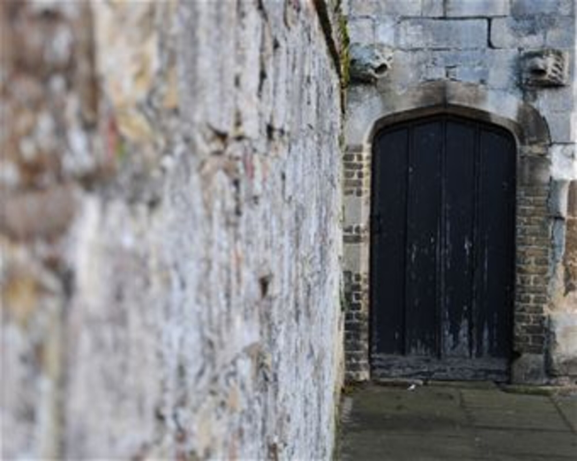 The foundation walls that surround Ely Cathedral have many doors providing secret entrances to the building Feb. 26, 2014, in Ely, England. As visitors to this historic city walk around, they may feel like they are living in medieval times. The cathedral has a violent history, after the Danes destroyed and then re-founded it as a Benedictine community in 970 A.D. (U.S. Air Force photo by Gina Randall/Released)