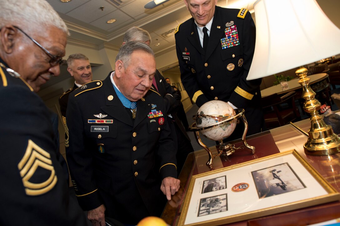 Medal of honor recipients army master sgt jose rodela center and sgt