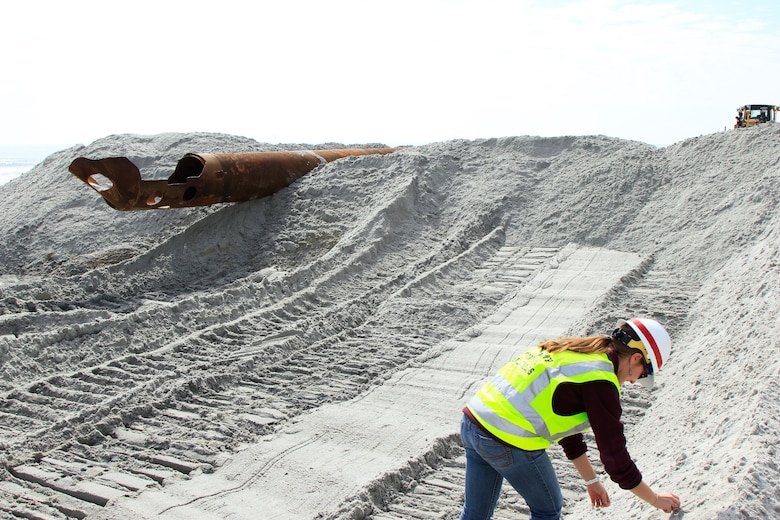 The Charleston District is conducting a Shore Protection Project at Folly Beach.