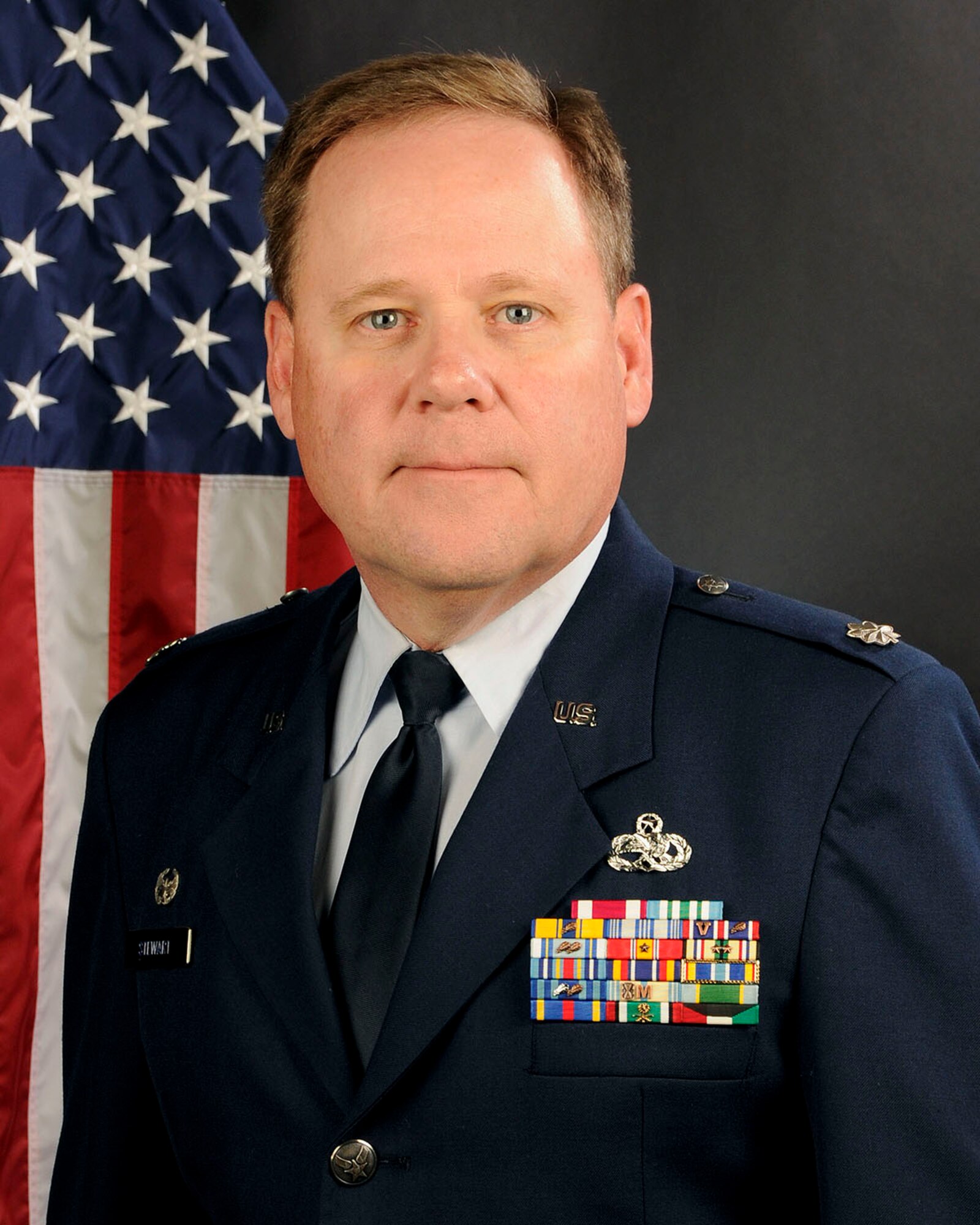 U.S. Air Force portrait of Lt. Col. Allen Stewart, 169th Mission Support Group vice commander at McEntire Joint National Guard Base of the South Carolina Air National Guard.  (U.S. Air National Guard photo by Tech. Sgt. Caycee Watson/Released)