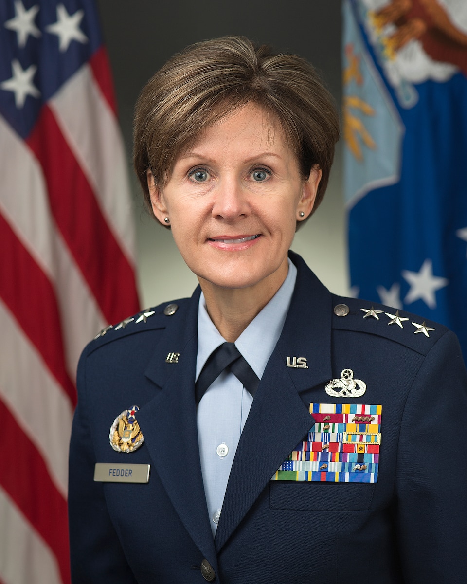 Lt. Gen. Judith Fedder was photographed in the Pentagon on Mar. 14, 2014. 