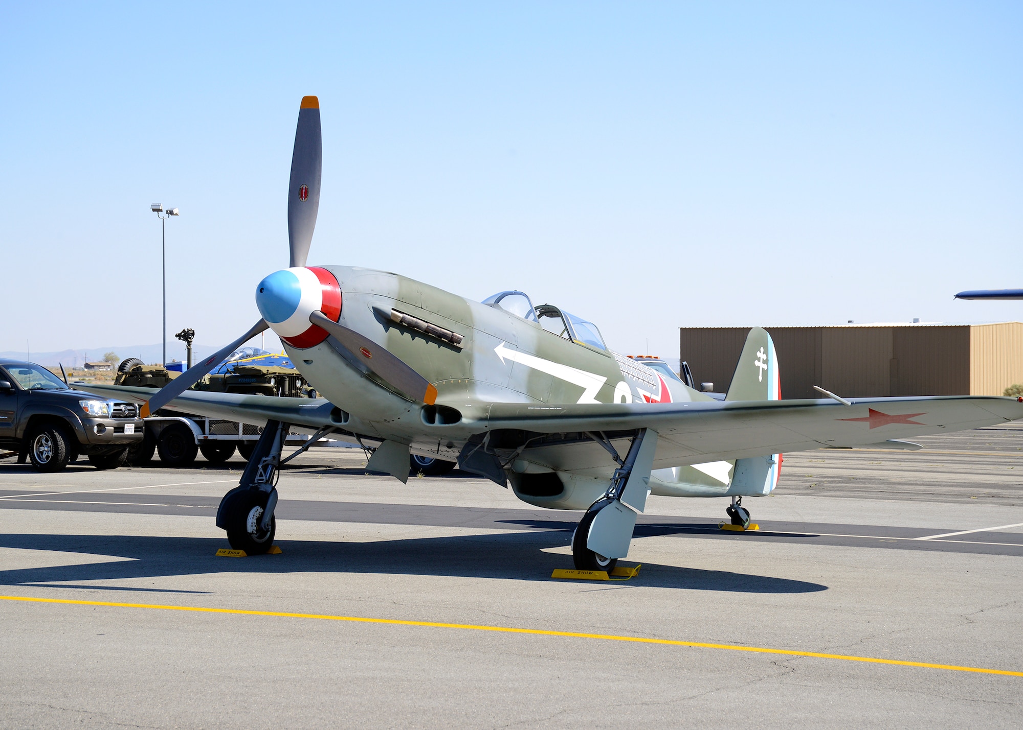 A Russian YAK-3 World War II era fighter. (U.S. Air Force photo by Kenji Thuloweit)