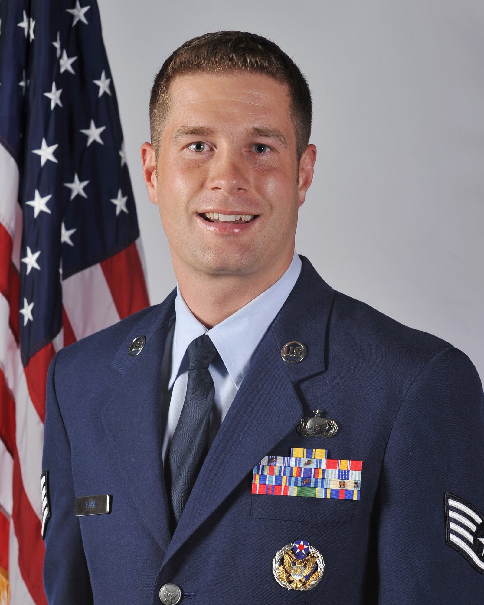 Staff Sgt. Matthew Faini won Operational Level Force Support Reserve Component NCO of the Year. The deputy chief of staff for manpower, personnel, and services recently announced the 2013 award winners for the A1 community (U.S. Air Force photo)
