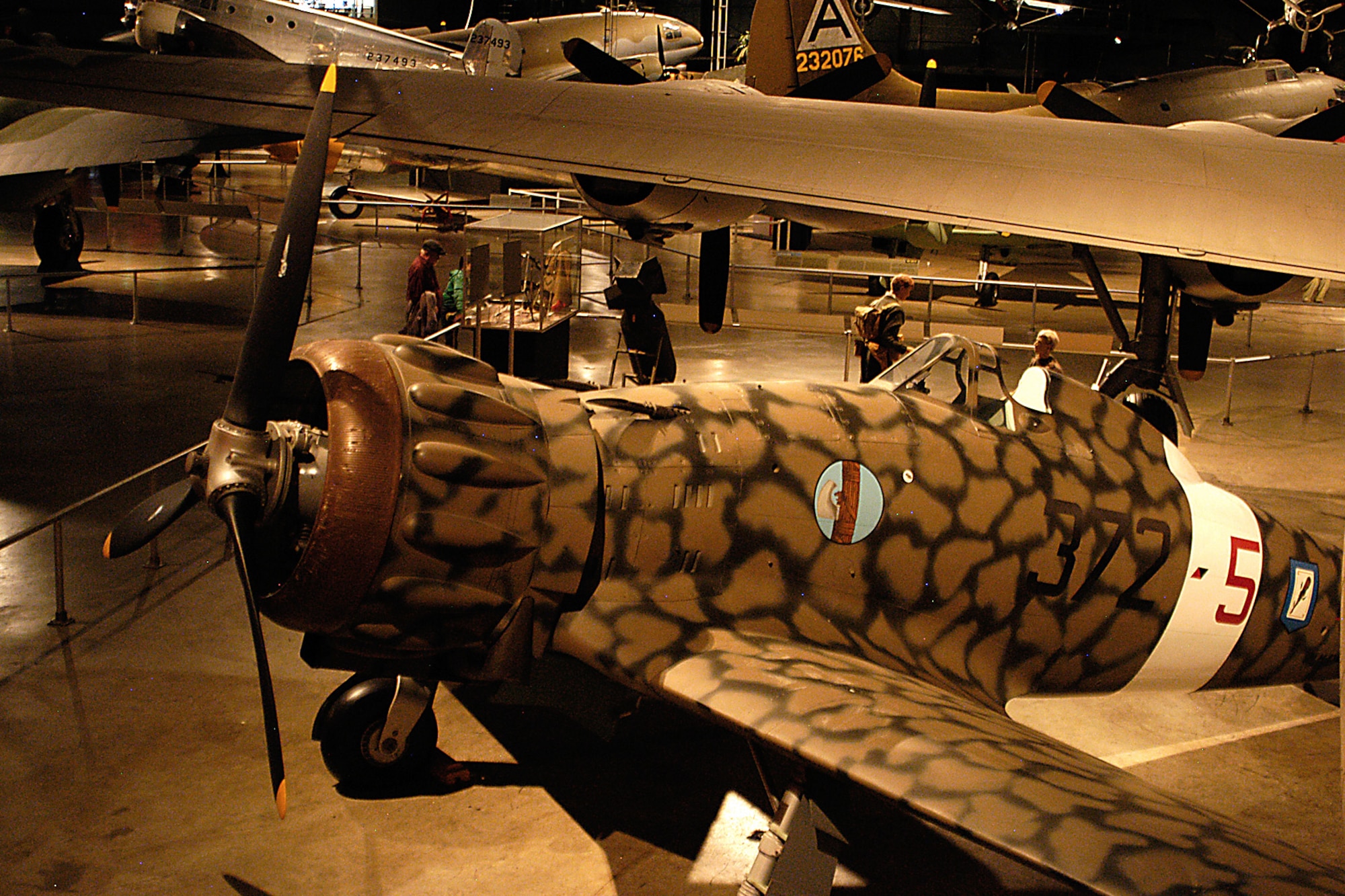 Macchi MC.200 Saetta in the World War II Gallery at the National Museum of the United States Air Force. (U.S. Air Force photo)

