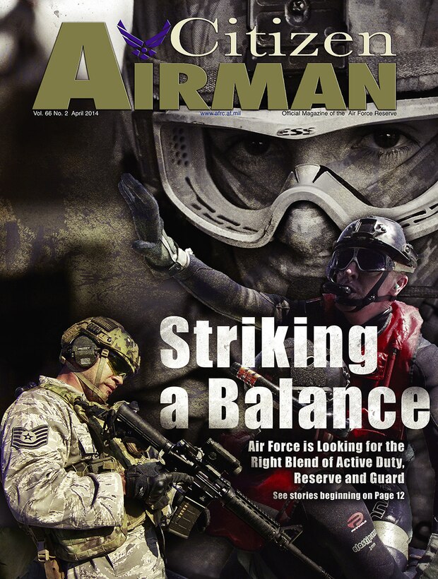 The April issue of Citizen Airman features a new office at the Pentagon designed to promote integration among the active duty, Air Force Reserve and Air National Guard.  Also included are articles on the report issued by the National Commission on the Structure of the Air Force, changes going on within Air Force Reserve Command concerning force development and career management. Read more at http://www.citamn.afrc.af.mil. 