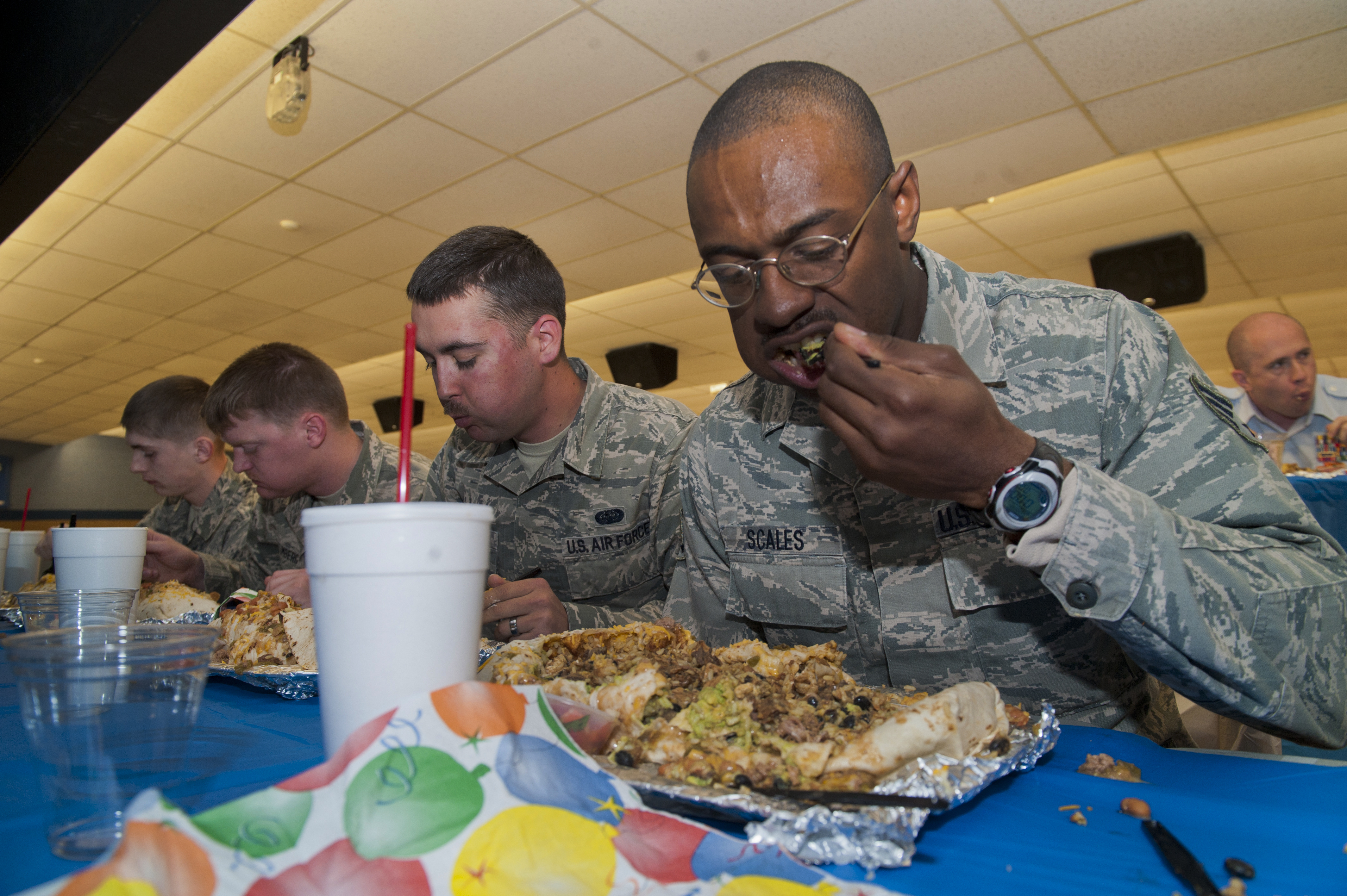 Holloman Tackles Airman Vs Food Challenge