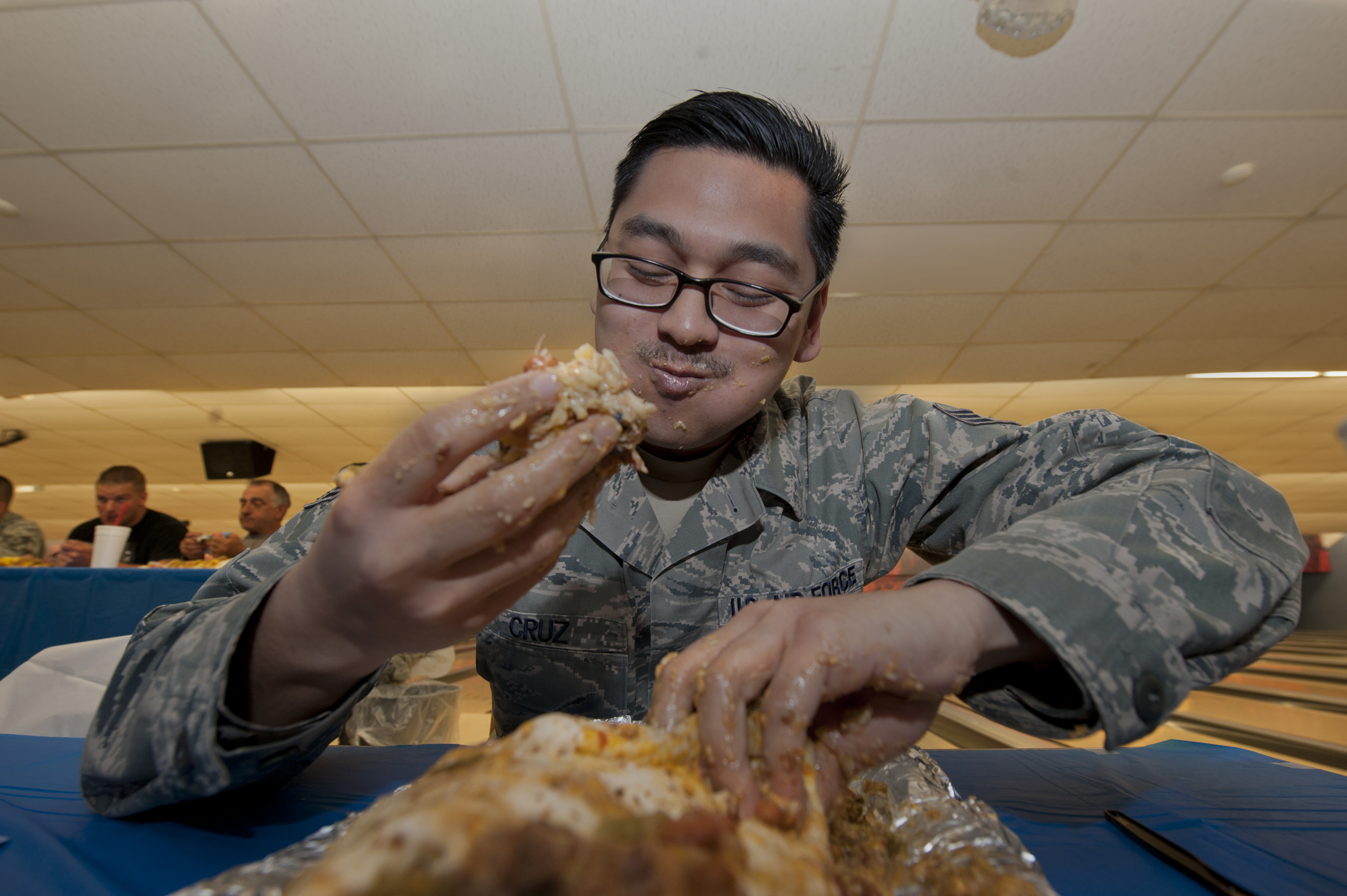 Holloman Tackles Airman Vs Food Challenge