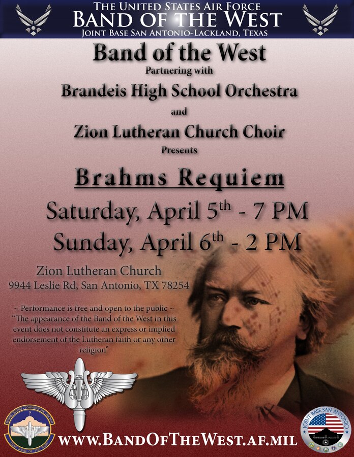 Brahms Requiem Flyer
