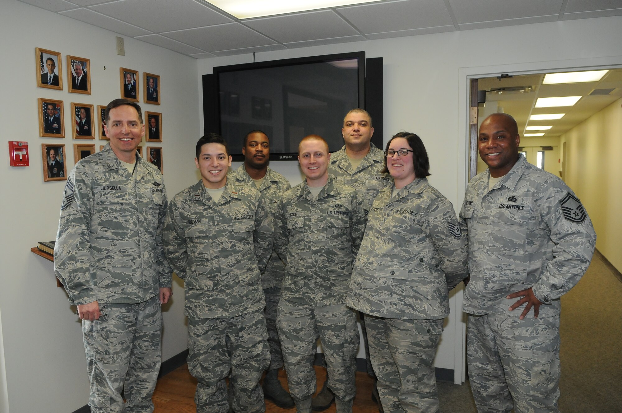 The 5th Contracting Squadron's Commodities Flight purchases commodities,
one-time services, and service contracts under $150K for the 5 BW, 91 MW,
and 5th Medical Group.  In FY13, this flight single-handedly executed 140
contract requirements valued at $8.2M.  
It's current high priority requirements are the wing's $1.5M bus contract
and a $2.3M power panel modification contract. 

The flight is comprised of seven military members and three civilians.
