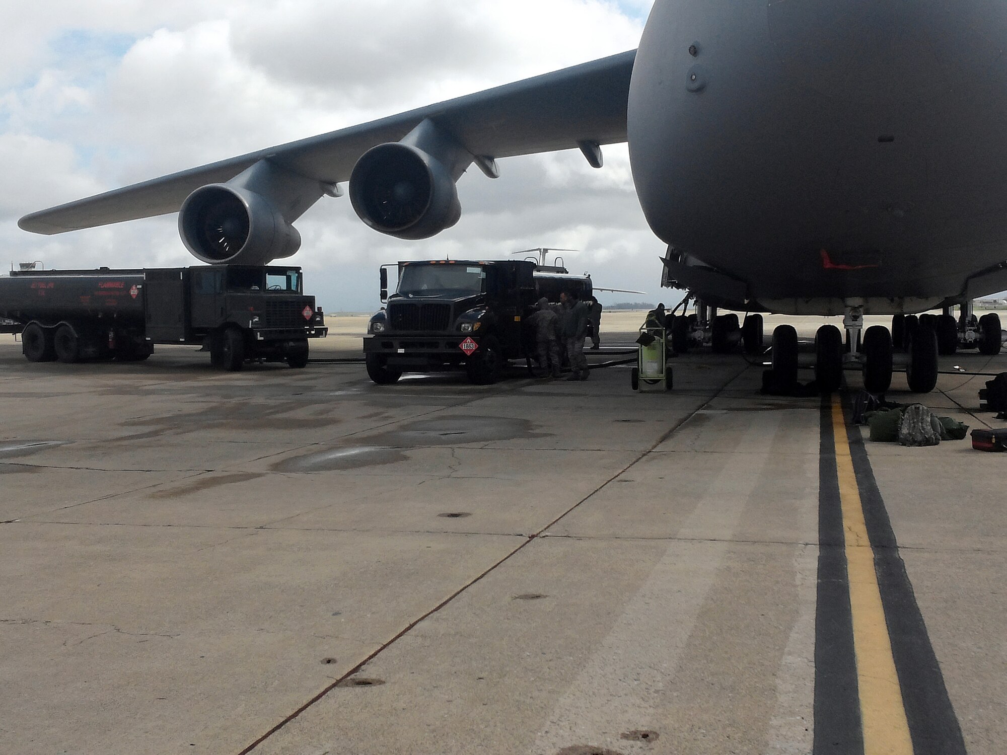 TRAVIS AIR FORCE BASE, Calif. -- 349th Aircraft Maintenance Squadron, you evolve the training from AFSC to “Wrench Week”.  (U.S. Air Force courtesy photo)