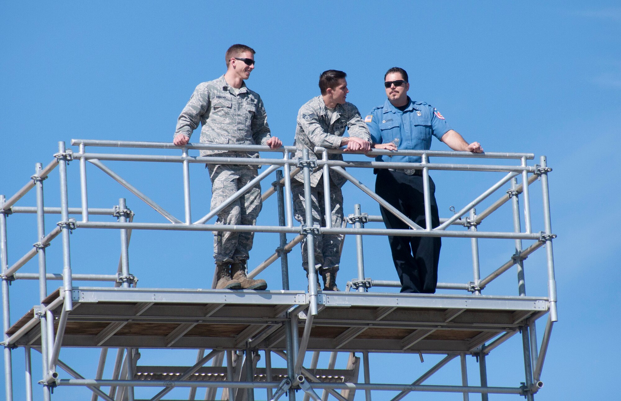 Students from River City High School’s Junior Reserve Officers Training Corps visited Travis Air Force Base, Calif., to learn about the Team Travis mission, March 21. The students, who are from West Sacramento, toured the installation, learning about the air traffic control, firefighter, explosive ordinance disposal and security forces career fields. Retired Col. Russell Warner, a senior aerospace science instructor for River City High’s JROTC program, explained that although this was the school’s first tour to Travis Air Force Base, the initial feedback from students was extremely positive and he hoped to bring future groups to the base. (U.S. Air Force photo/Senior Airman Cindy G. Alejandrez)