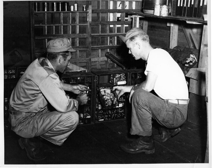 Two Plumbers; Left to Right, #1 Unk, #2 Unk (Photo by NCANG Heritage Program)

If you know who these members are, contact ncang.heritage@gmail.com or call (704) 391-4339