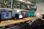 Larry Martin monitors the security cameras located throughout AAFES Main Exchange at JBSA-Fort Sam Houston. Loss prevention teams are also in place at the AAFES facilities on JBSA-Lackland and JBSA-Randolph.

Photo by L.A. Shively