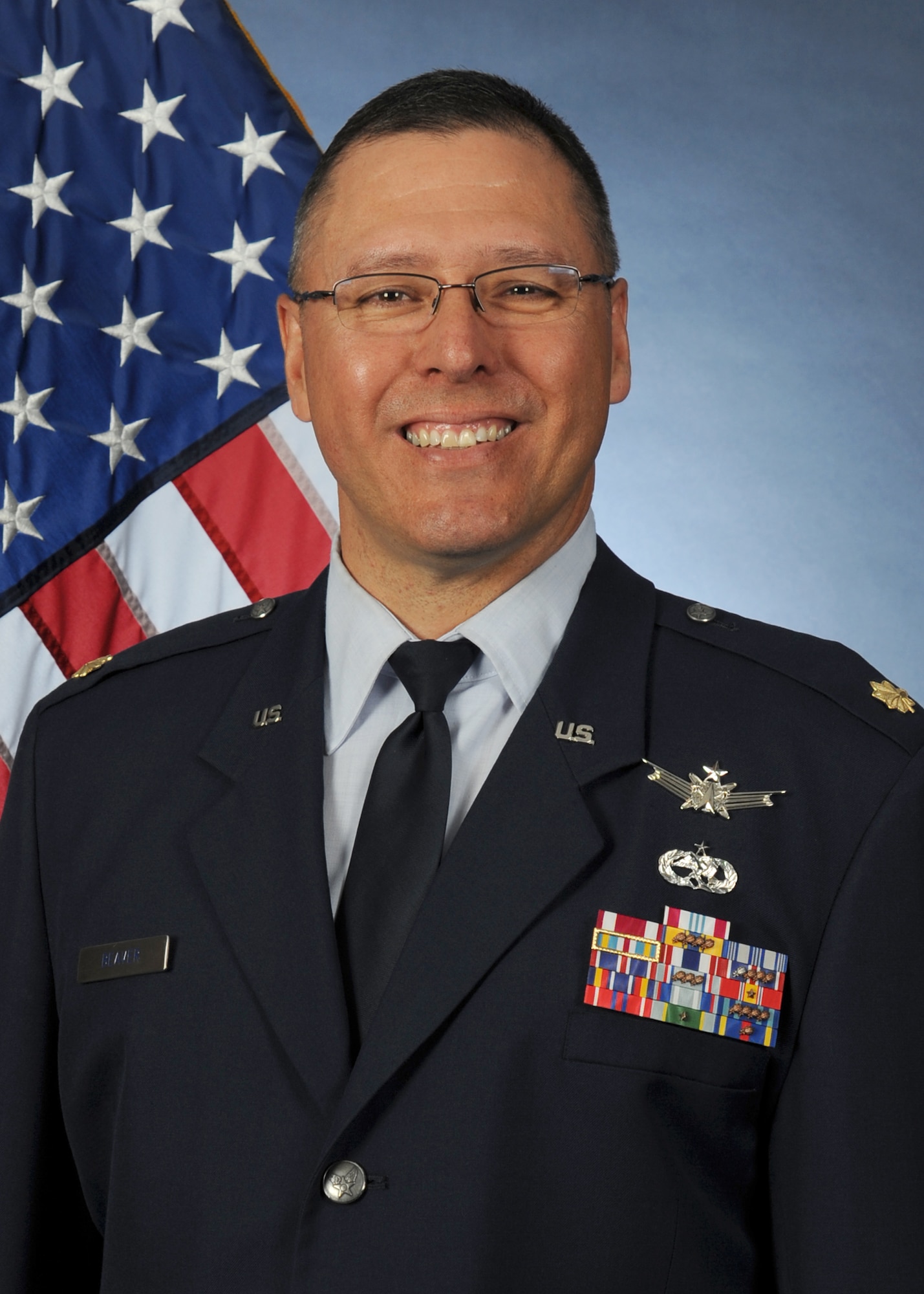 Maj. Jerry Beaver, 45th Operations Group Detachment 1 commander