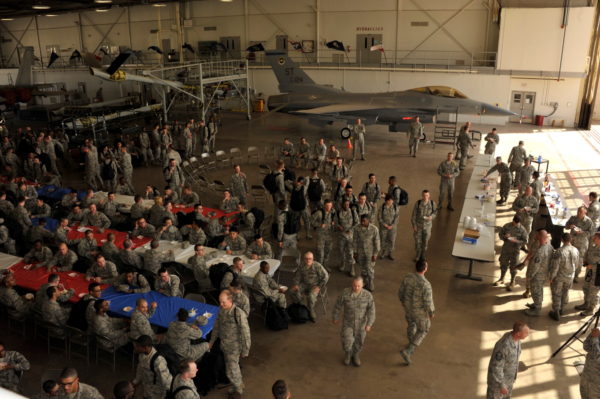Gen. Mark A. Welsh III, Chief of Staff of the U.S. Air Force, put out the Mustache March Challenge and the 364TH Training Squadron answered. The 364TH TRS held an ice cream social and approximately 530 Airmen (Active, Guard, Reserve, Civilian and Contractor) joined in the festivities celebrating the Air Force Heritage and having a little fun at the same time on Mar. 27, 2014 at Sheppard Air Force Base, Texas. Many of them grew mustaches or got into the spirit by donning fake mustaches. Prizes were awarded to the four categories of best permanent party mustache, best AIT mustache, nice try “cheesiest” and best “non- mustache.” (U.S. Air Force photo/Danny Webb) 