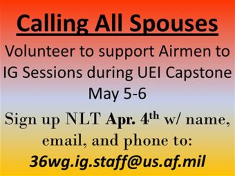 140331 Calling All Spouses