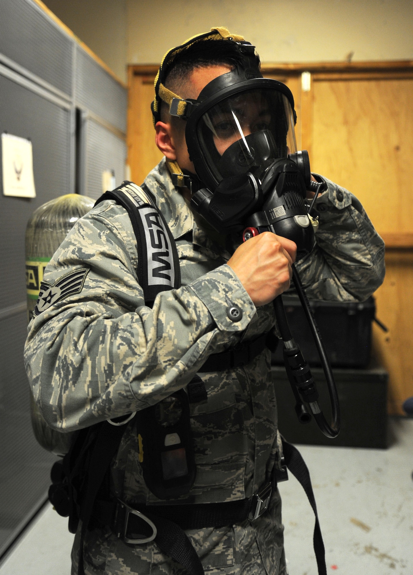 Staff Sgt. Casey Ho has been selected as a member of Team Fairchild's elite, Fairchild's Finest, at Fairchild Air Force Base, Wash. Ho is the 92nd Civil Engineer Squadron emergency management training NCO in charge and a Waikele, Hawaii, native. (U.S. Air Force photo by Airman 1st Class Janelle Patiño/Released)