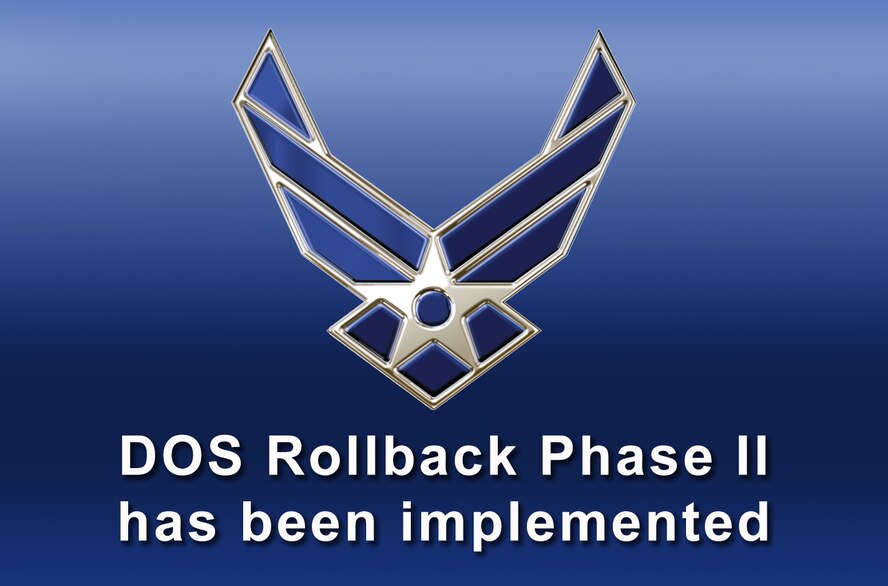DOS Rollback Phase II has been implemented