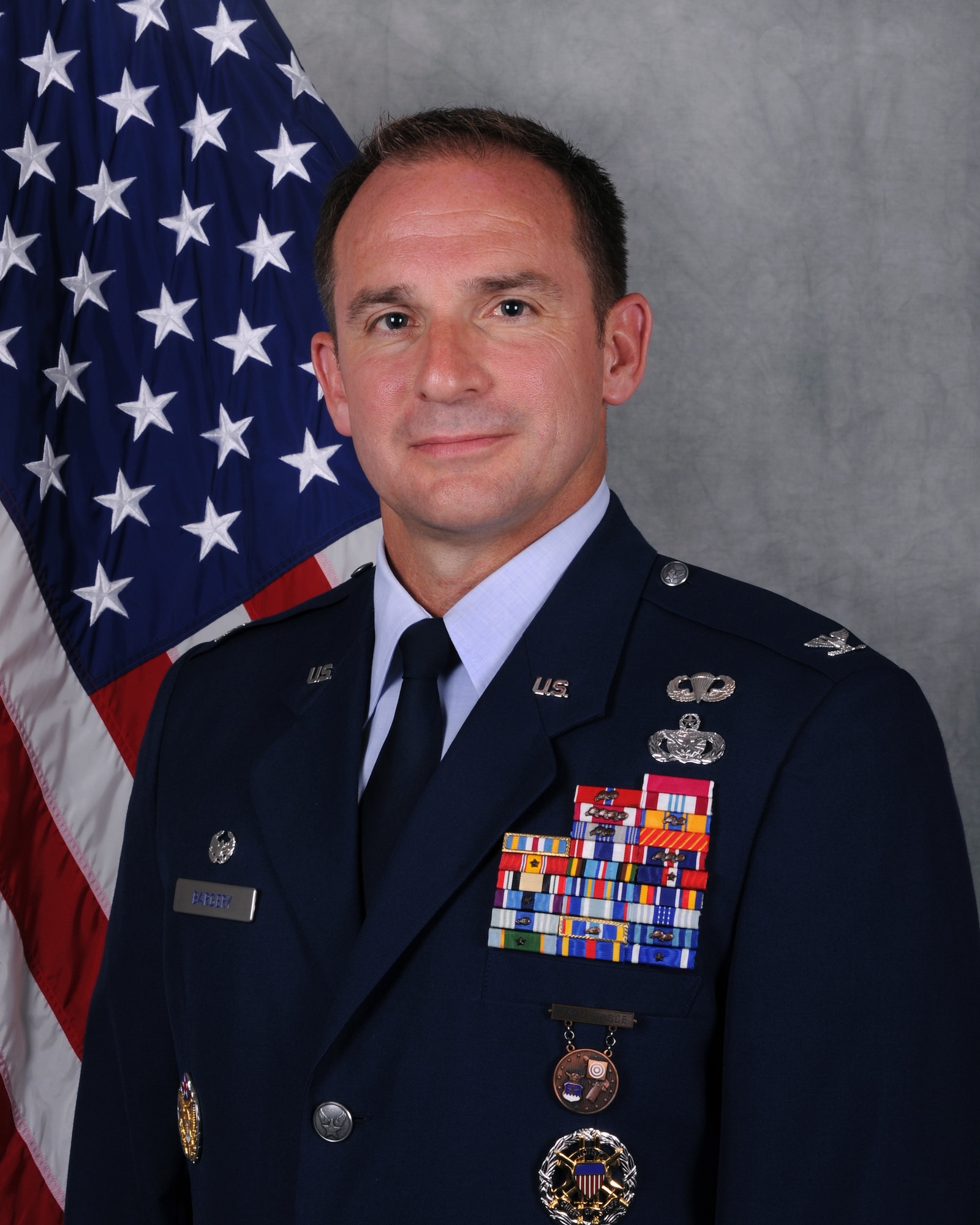 Col. Chris Bargery, 65th Air Base Wing commander, Lajes Field, Azores, Portugal