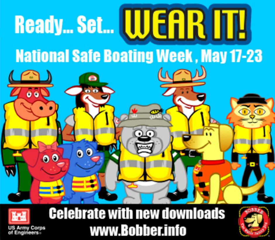 National Safe Boating Week is coming soon.

Celebrate with new poster and coloring sheets at http://www.Bobber.info.