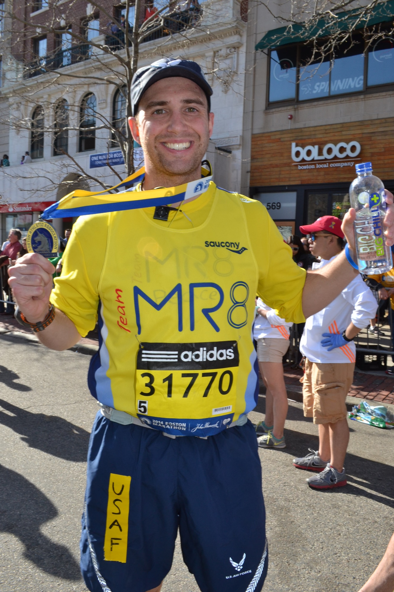 Westover "Port Dawg" runs Boston Marathon for Martin Richard charity