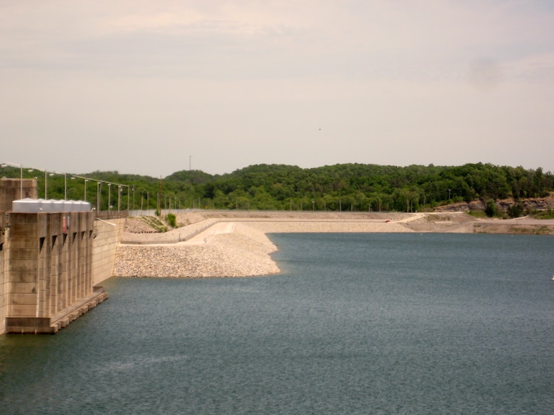This is Lake Cumberland at Wolf Creek Dam in Jamestown, Kentucky May 5, 2014. The lake level is approximately 725 feet. The project is operated by the U.S. Army Corps of Engineers Nashville District.  (USACE photo by Brook Brosi)