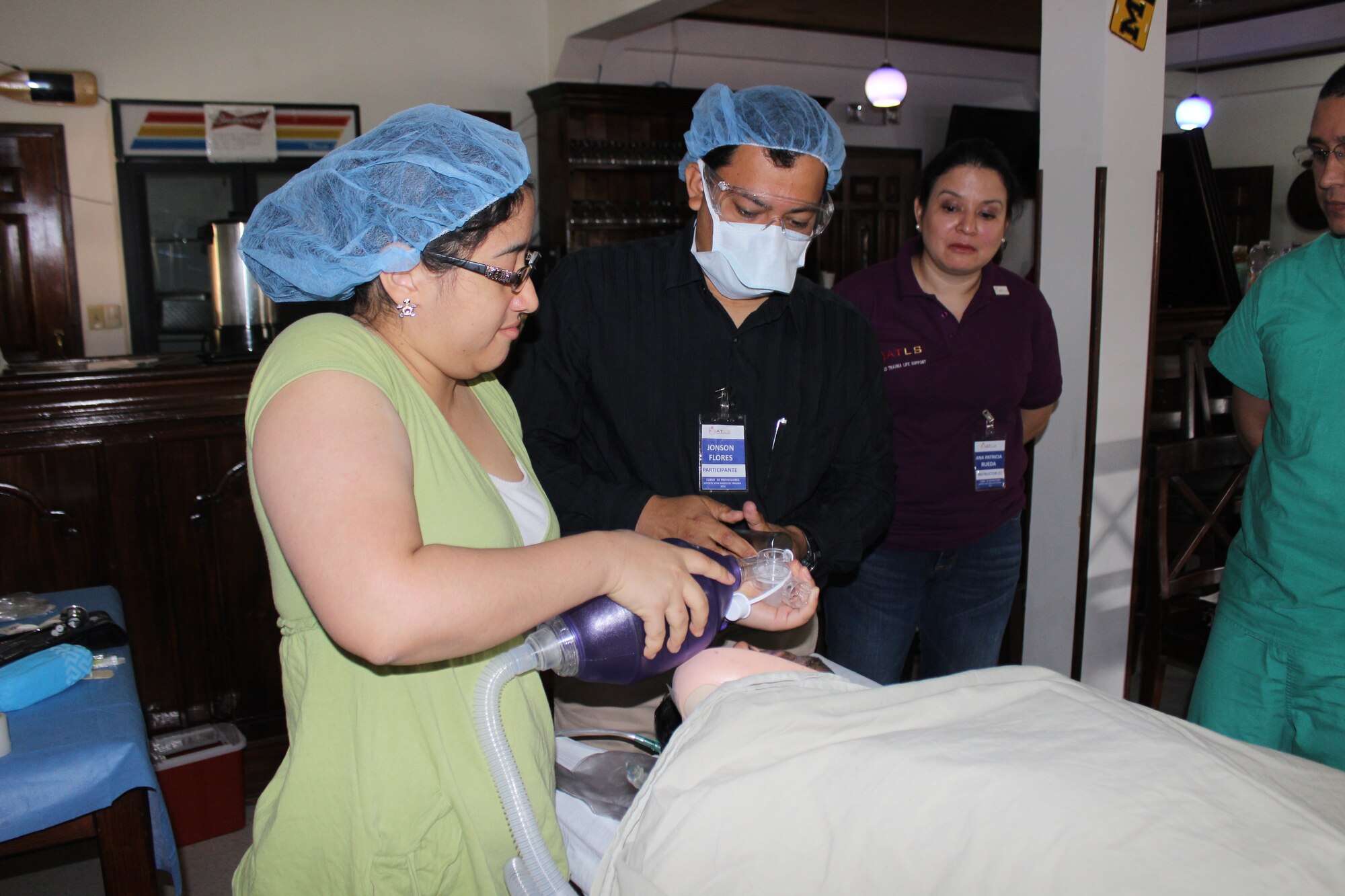 Joint Task Force-Bravo’s Medical Element hosted the American Society of Surgeon’s Advanced Trauma Life Support Team to train and certify members of the Honduran chapter here, April 25-30, 2014. This training allows Honduras to train its future physicians in a standard of care well known around the world, making it the 70th country in the world to have its own chapter.