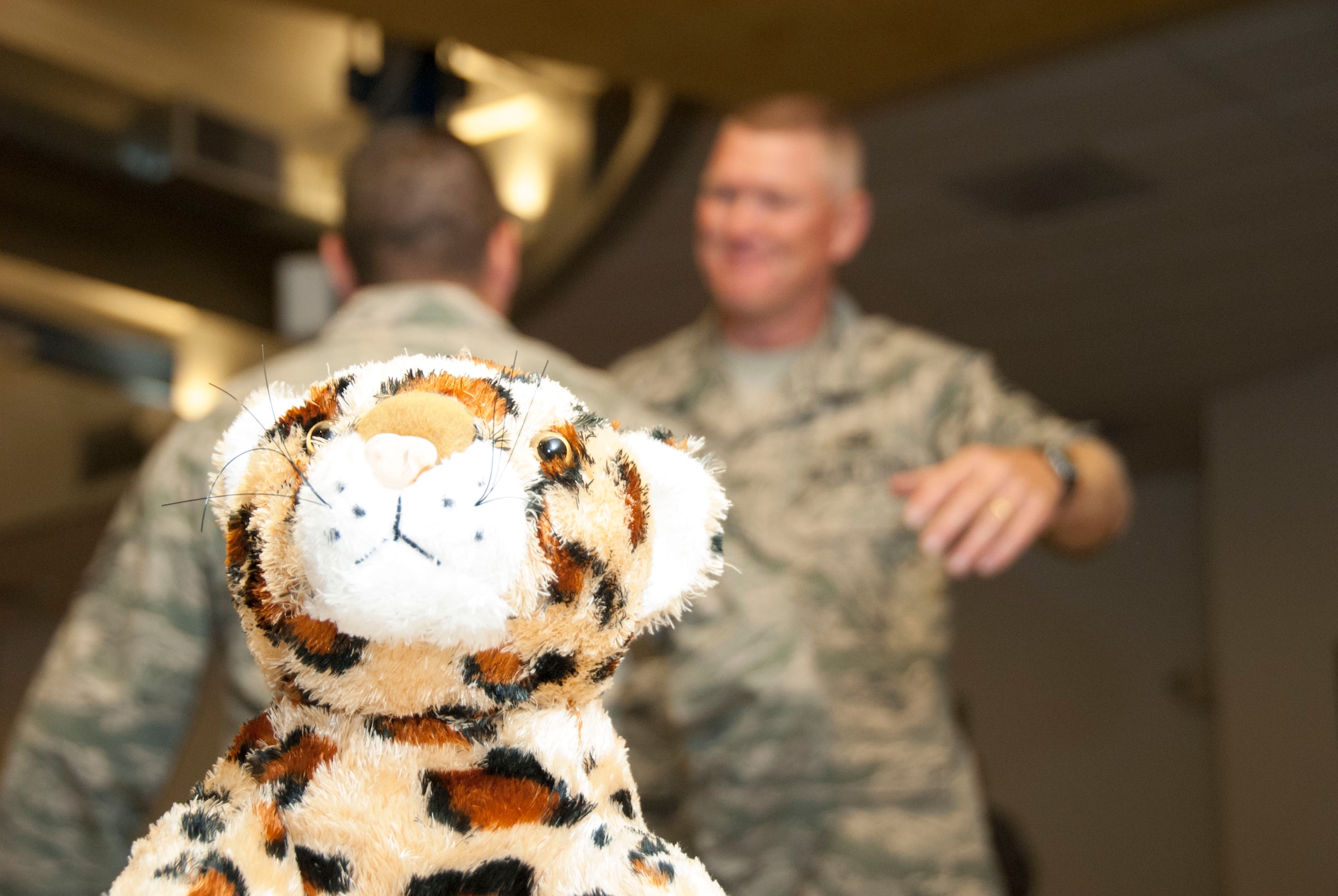 The tiger, or El Tigre, has served as an enduring mascot for the 162nd Wing for decades, much in the same way Chief Master Sgt Shane Clark has served as an enduring figure to the Citizen-Airmen of southern Arizona. (U.S. Air National Guard photo by Staff Sgt. Erich B. Smith/Released)