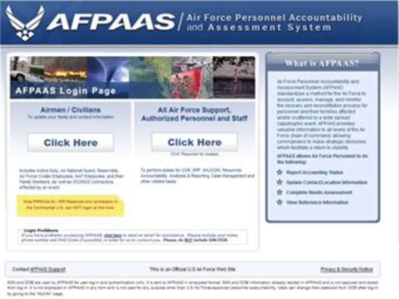 afpaas air force