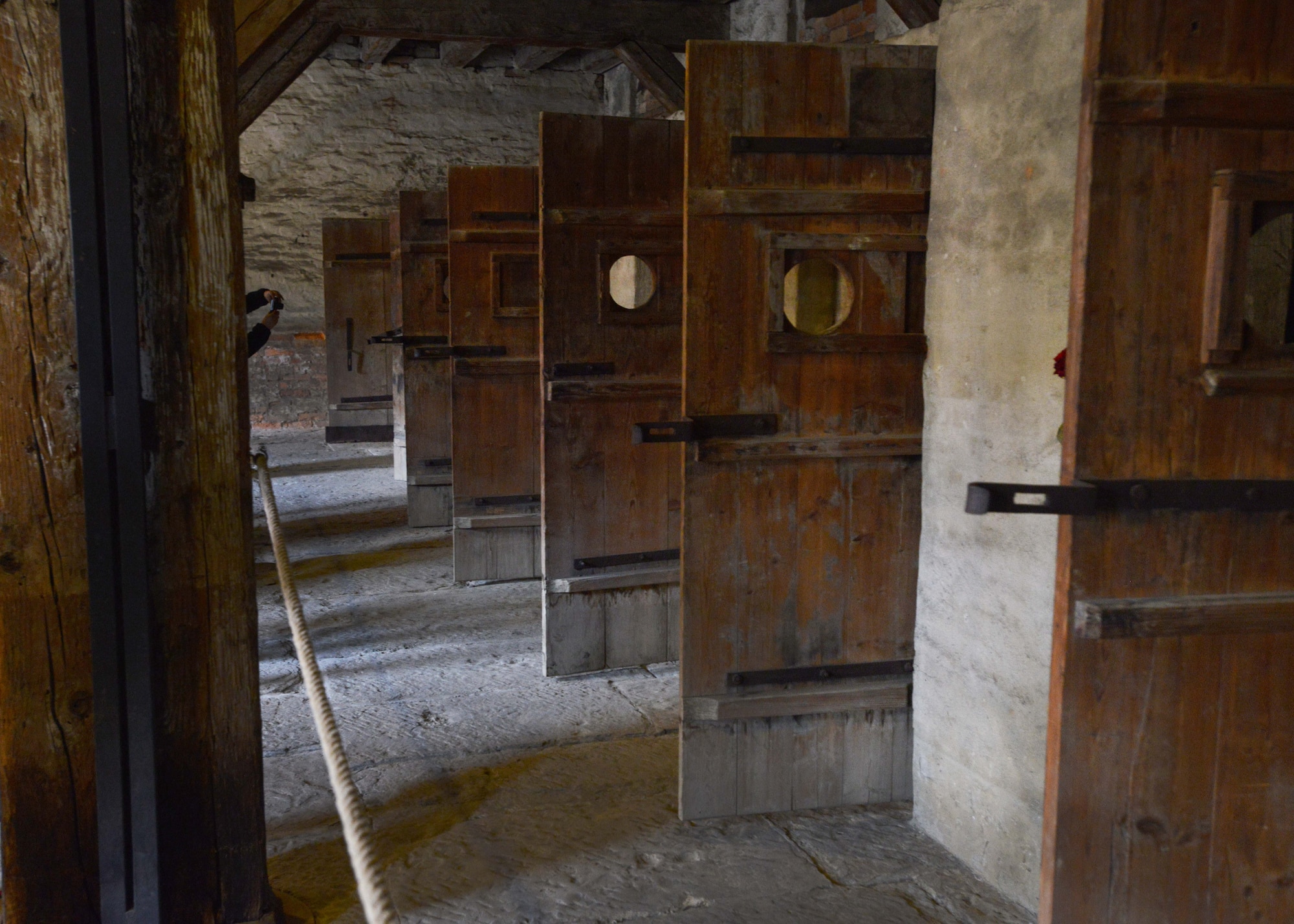Small cells on the ground floor of the Risiera di San Sabba concentration camp in Trieste, Italy, held up to six prisoners at one time. More than 3,000 people were killed at the camp and thousands more were imprisoned and transported elsewhere. (U.S. Air Force photo/Airman 1st Class Deana Heitzman)