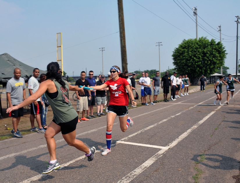 Joint Task Force-Bravo and Honduran Armed Forces servicemembers celebrated the bi-annual Camaraderie Day with sports, fellowship, and friendly competition, May 2, at Soto Cano Air Base, Honduras. The servicemembers competed in men and women's 4x200 relay, volleyball, bicycle relay, and soccer. Despite both teams' best efforts, the Hondurans took home the Camaraderie Day trophy for the fourth straight time. 