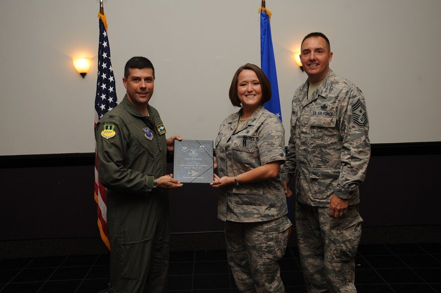Capt. Julianne Talbott, 2nd Medical Operations Squadron, Team Barksdale Company Grade Officer of the Quarter. (U.S. Air Force photo/Staff Sgt. Sean Martin)