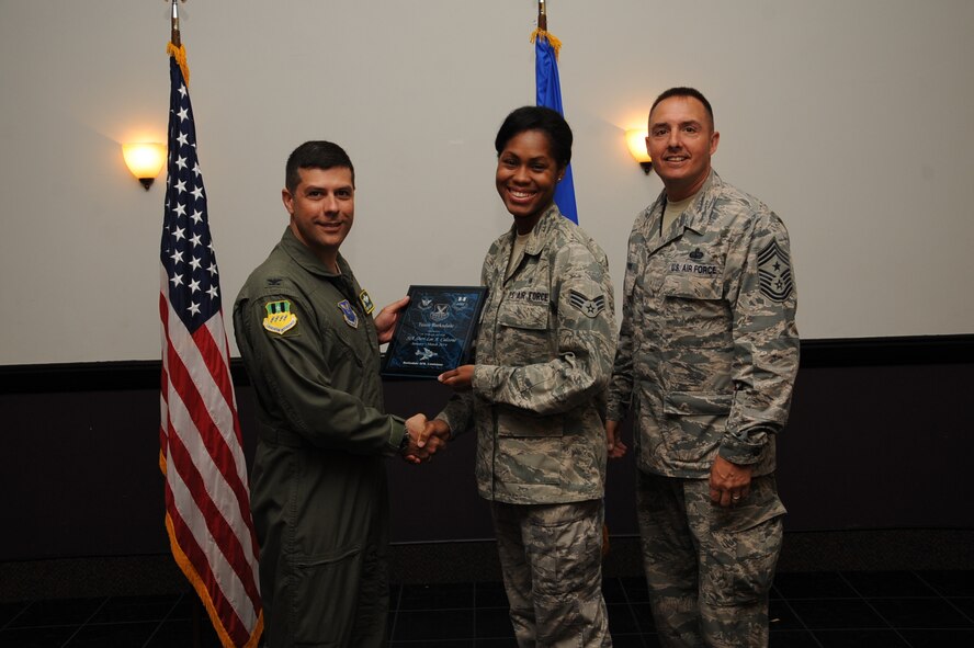 Senior Airman Sheri-Lee Calzone, 2nd Medical Support Squadron, Team Barksdale Airman of the Quarter. (U.S. Air Force photo/Staff Sgt. Sean Martin)
