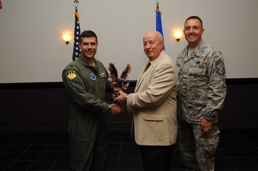 Bernard Hawk, 2nd Medical Support Squadron, Volunteer of the Quarter. (U.S. Air Force photo/Staff Sgt. Sean Martin)