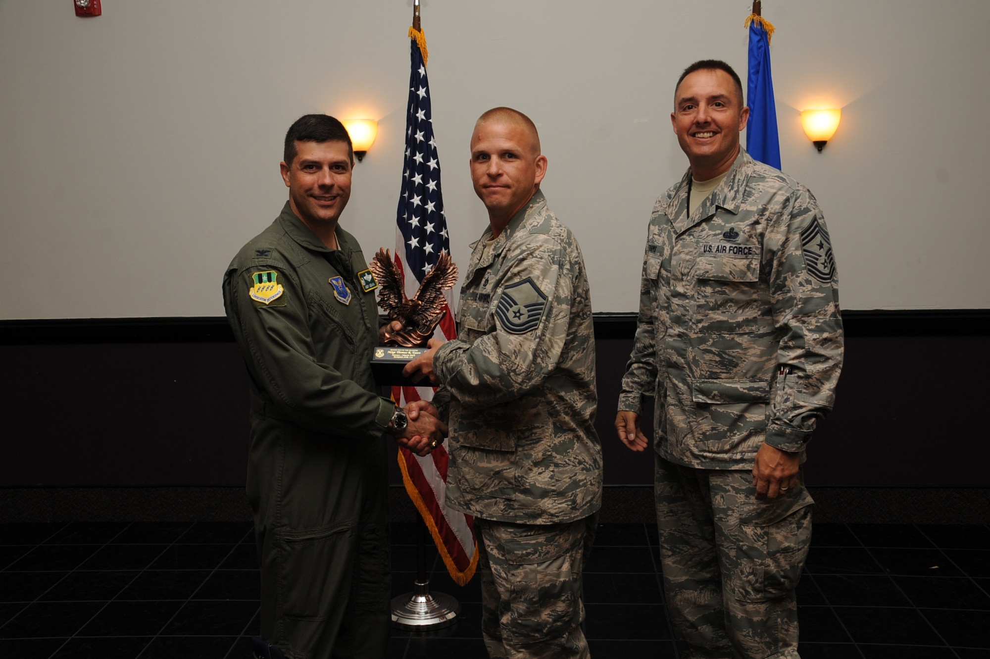 Master Sgt. Thomas Tyson, 2nd Civil Engineer Squadron, Senior Non-Commissioned Officer of the Quarter. (U.S. Air Force photo/Staff Sgt. Sean Martin)