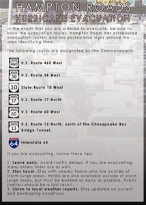 In recognition of this year’s National Hurricane Preparedness Week, May 25 through 31, members of the 733rd Mission Support Division Emergency Management Office recommend having an emergency plan   in place with family members. (U.S. Air Force graphic by Senior Airman Jason J. Brown/Released)