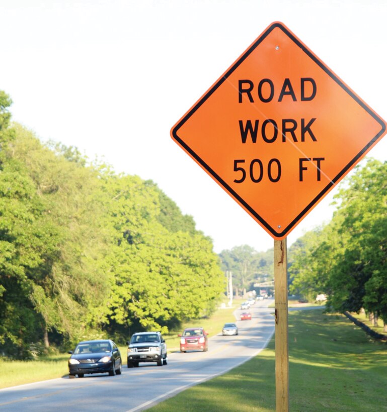 Personnel, residents and visitors entering and exiting Marine Corps Logistics Base Albany may experience delays due to road improvements on Fleming and Mock roads. Construction began Monday and is scheduled to continue for the next several weeks. 