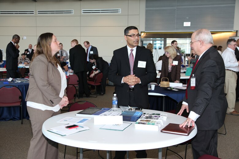 The U.S. Army Corps of Engineers (USACE) Pittsburgh District participated in a day-long networking event, Dynamic Networking for Small Business (DyNet), April 2, at the Robert H. Mollohan Research Center in Fairmont, W.Va.
This free dynamic event brought large federal prime contractors and federal agencies to the networking table with potential small business partners.  
