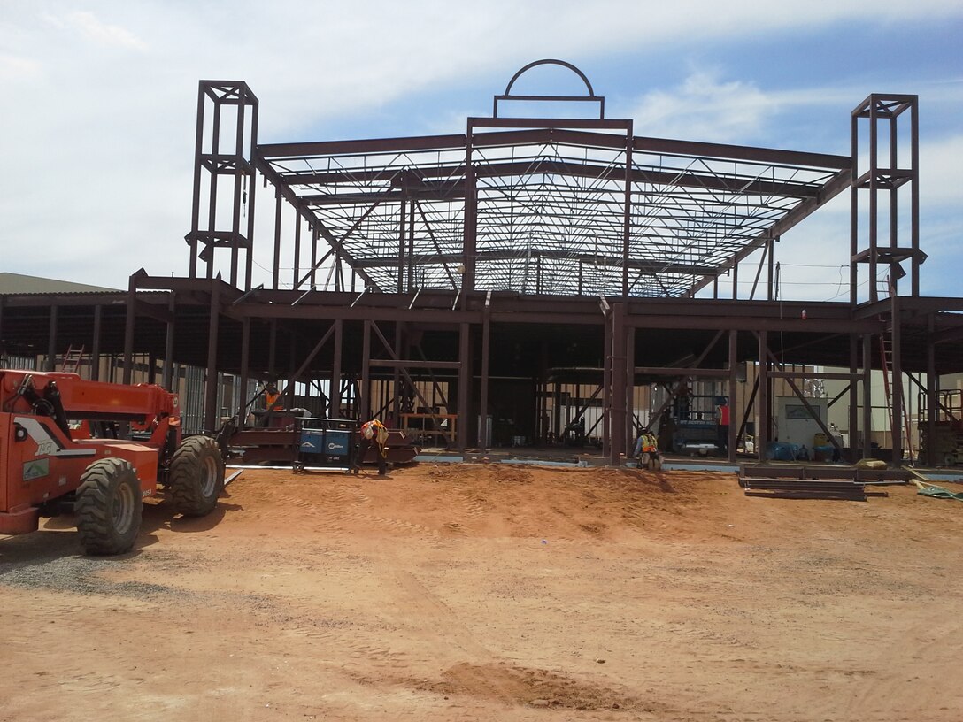 CANNON AIR FORCE BASE, N.M., -- 
One of the many District projects at the base, Aug. 30, 2012. Photo by Phillip Roybal.

