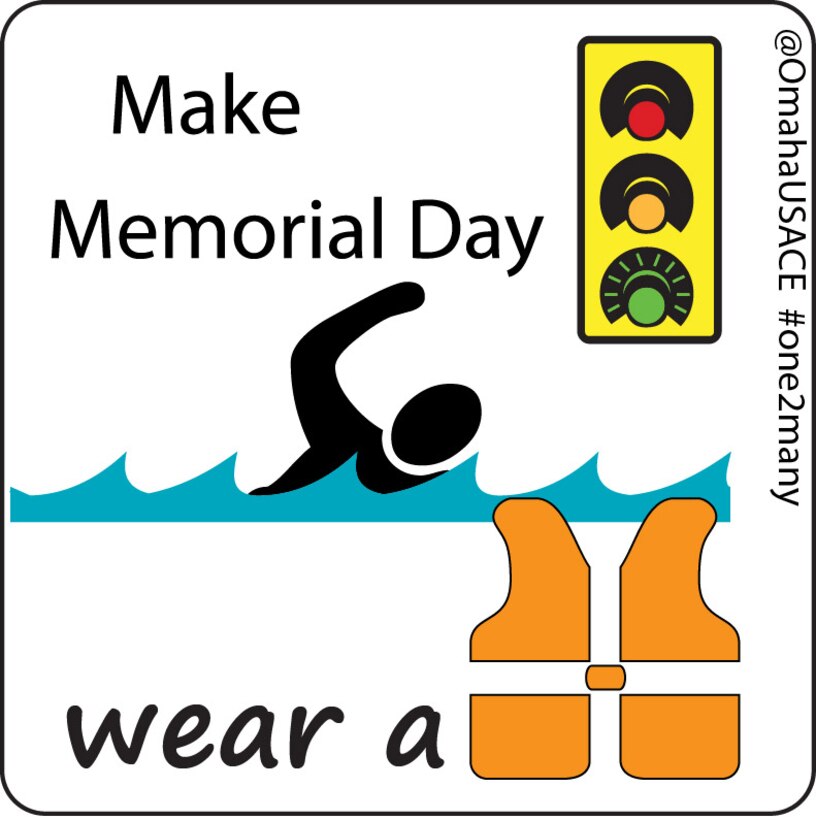 Special #WaterSafety Puzzle for Memorial Day Weekend May 23, 2014 Each week, we offer a new rebus puzzle that communicates a USACE water or recreational safety message. The campaign will share a new picture each Monday with the #one2many and hashtags. Followers can guess the message, which will be shared every Thursday. Occasionally - during holidays such as Memorial Day, Independence Day and Labor Day additional rebus puzzles will be shared.