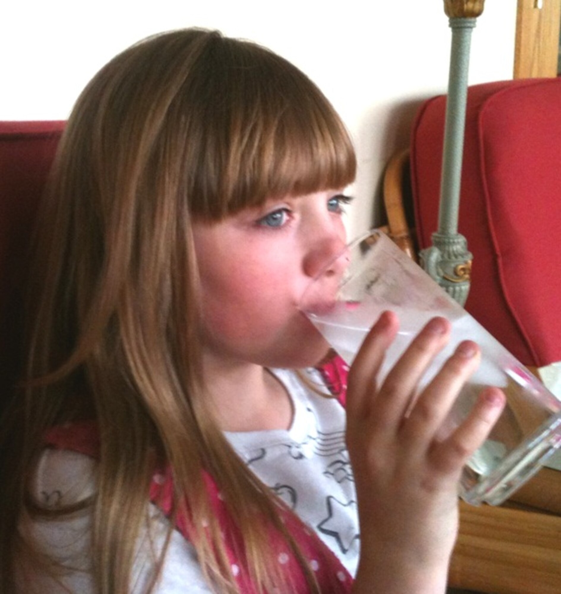 Drinking water helps keep people young and old hydrated. (Photo by Kimberly McSparran) 
