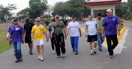 Joint Task Force-Bravo and Honduran Armed Forces servicemembers celebrated the bi-annual Camaraderie Day with sports, fellowship, and friendly competition, May 2, at Soto Cano Air Base, Honduras. The servicemembers competed in men and women's 4x200 relay, volleyball, bicycle relay, and soccer. Despite both teams' best efforts, the Hondurans took home the Camaraderie Day trophy for the fourth straight time. (Photo by U.S. Air National Guard Cpt. Steven Stubbs)