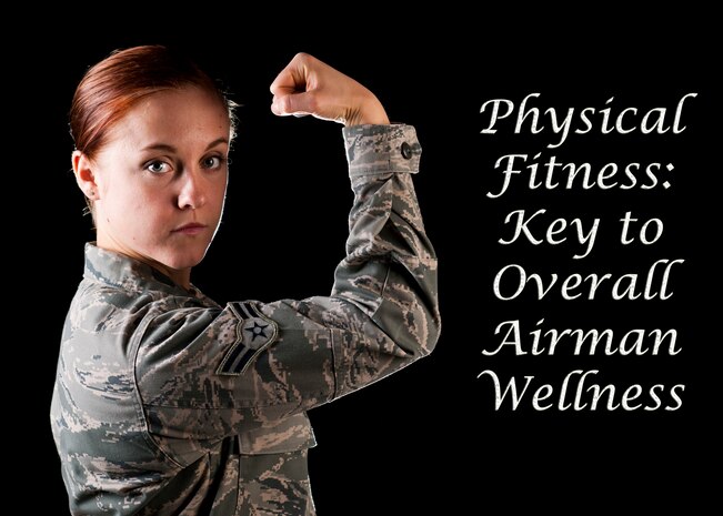Physical resilience, is one of the four pillars of the U.S. Air Force Comprehensive Airman Fitness program, it is vital to the overall wellbeing of today’s Airmen.  Physical resilience includes not only actively exercising, but also proper nutrition and healthy sleeping habits. For more information on how to increase physical fitness through proper exercise, diet and sleep habits, contact the Health and Wellness Center at 702-653-3375.  (U.S. Air Force photo illustration by Airman 1st Class Thomas Spangler)
